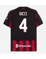 AC Milan Samuele Ricci #4 Hjemmedrakt 2025-26 Korte ermer